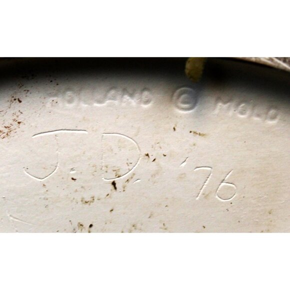 VTG 1960s Holland Mold Dutch Girl & Boy Geese Duck Figurines Ceramic Light Color - Picture 9 of 9